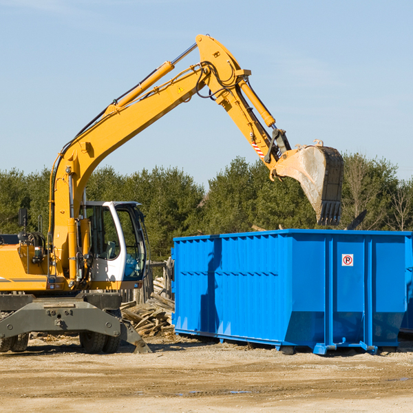 can i choose the location where the residential dumpster will be placed in Mokelumne Hill California